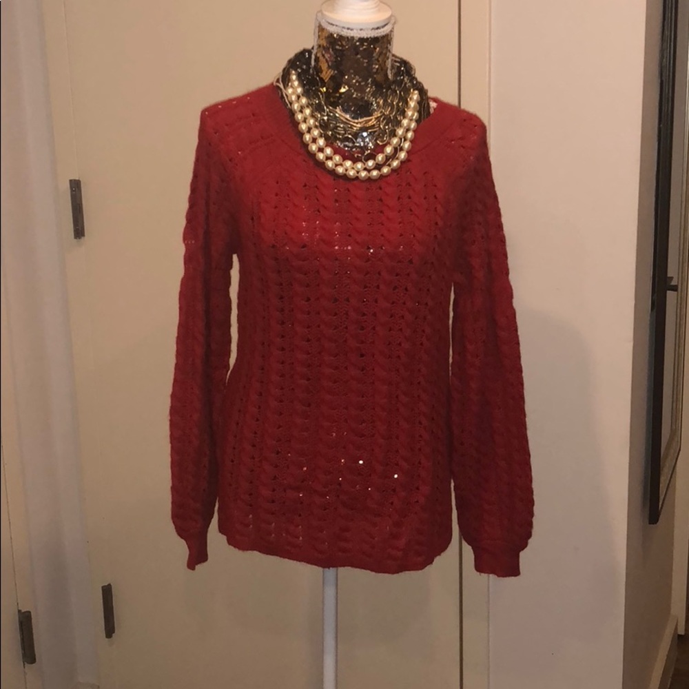 Cozy Red Sweater